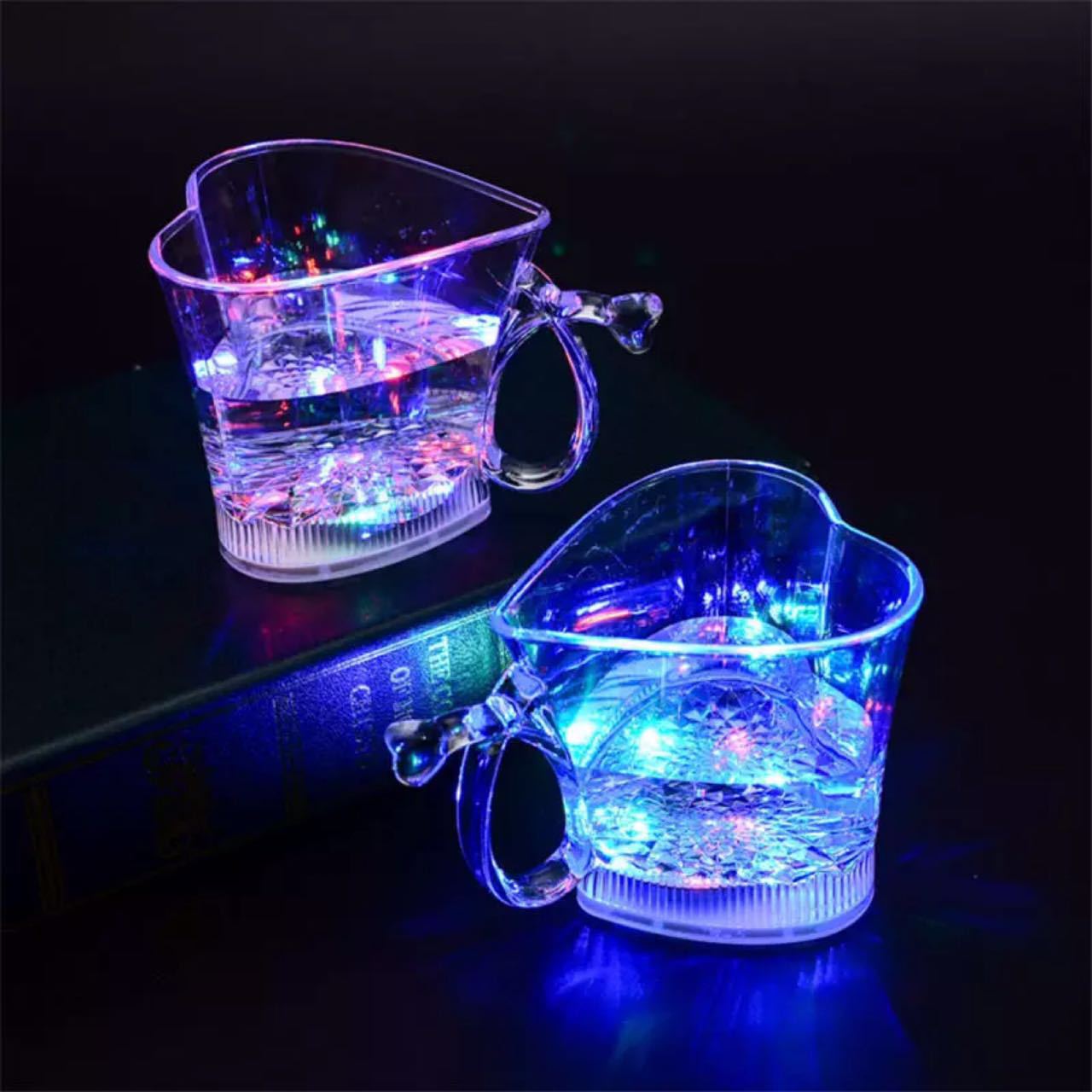 Luminous Cup Cups Induction Colorful Flash Cup Water and Bright Luminous Cup Department Store Cup Factory Direct Supply