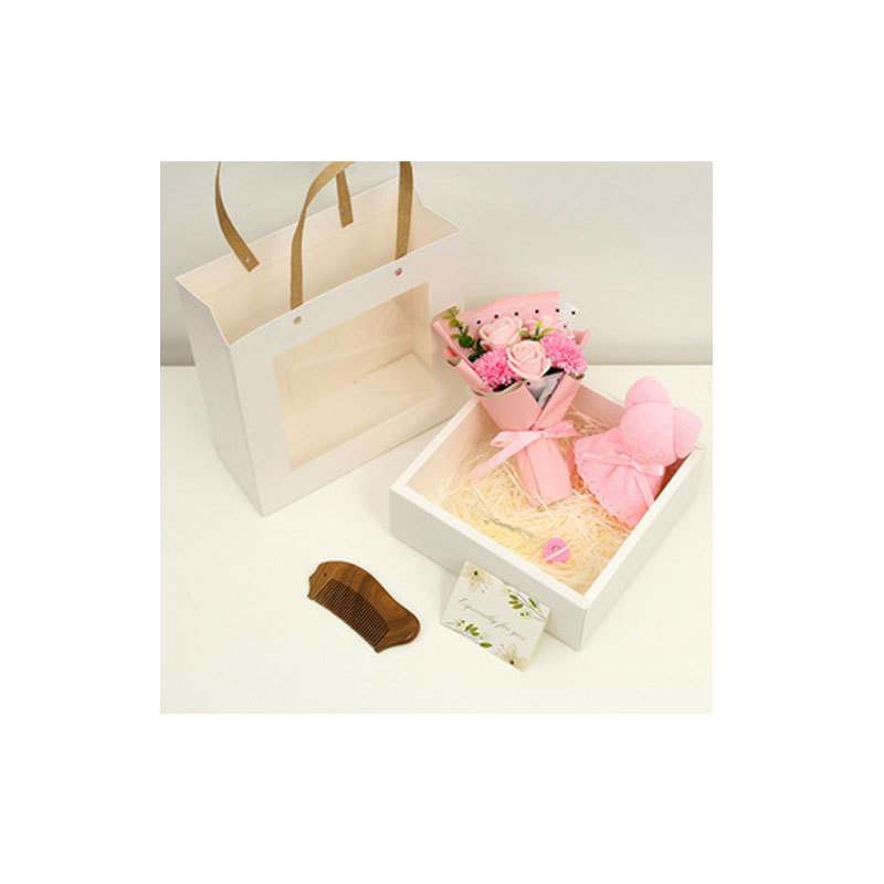 520 Rose Soap Flower Gift Box Practical Gift Valentine&#039;s Day Mother&#039;s Day Gift Hand Fireworks Display Box
