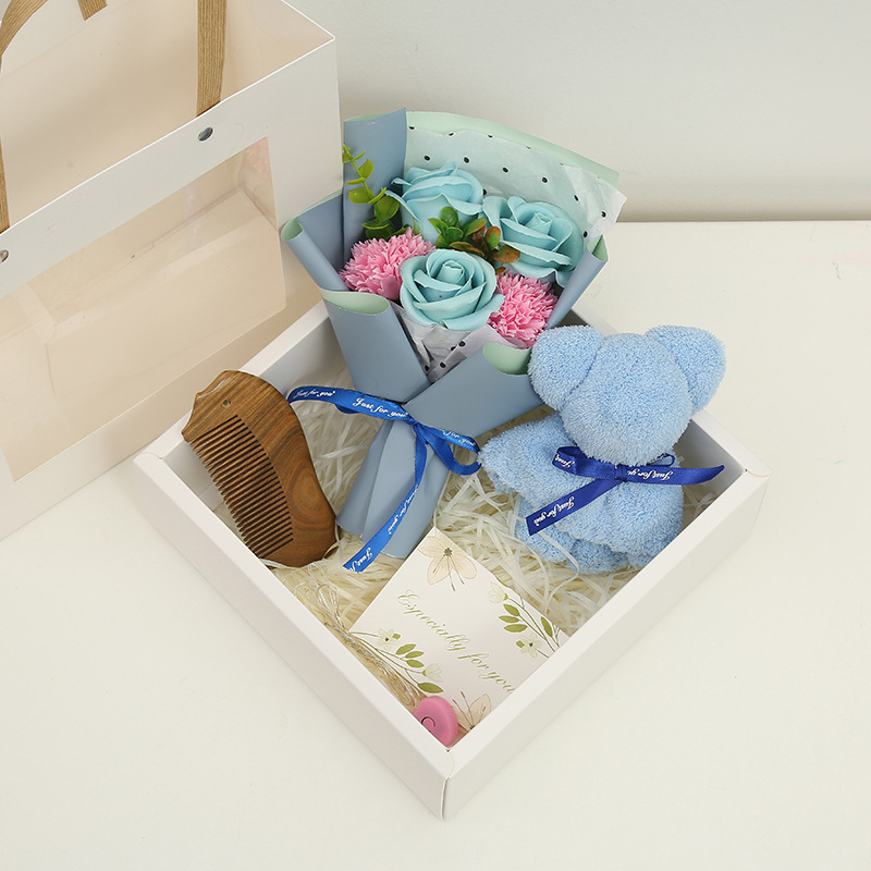 520 Rose Soap Flower Gift Box Practical Gift Valentine&#039;s Day Mother&#039;s Day Gift Hand Fireworks Display Box