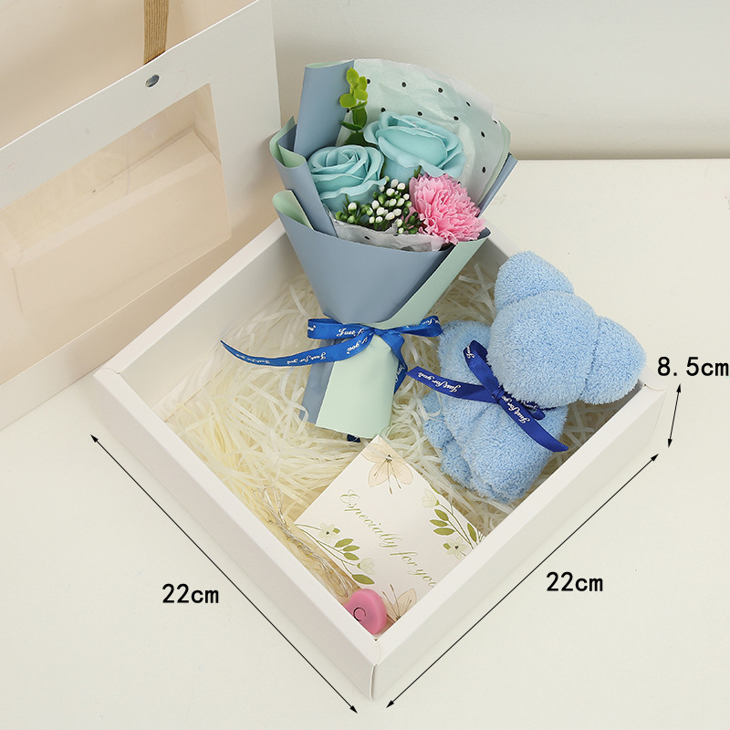 520 Rose Soap Flower Gift Box Practical Gift Valentine's Day Mother's Day Gift Hand Fireworks Display Box
