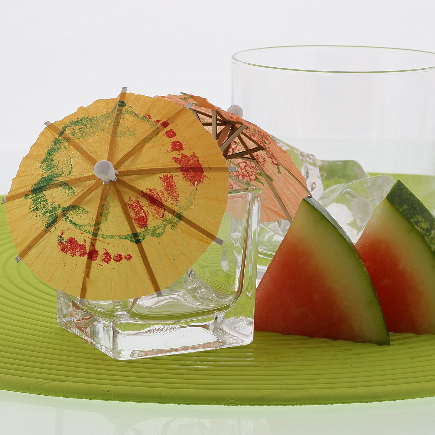 Exquisite Fireworks Toothpick Colored Umbrella Cocktail Straw Set 200 Flamingo Stirring Sticks Fruit Toothpick