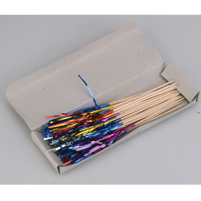 Factory Price Wholesale Disposable Bamboo Fireworks Toothpick Disposable Art Fruit Cake Decoration Bamboo Stick