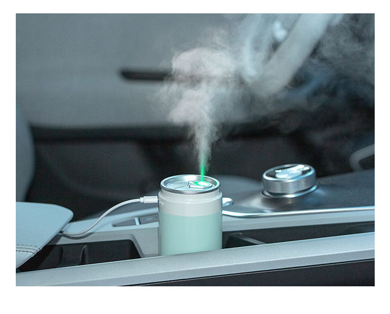 Cans Humidifier Creative Desktop for Office and Car Power Bank Atomizer USB Mini Cold Fireworks Humidifier