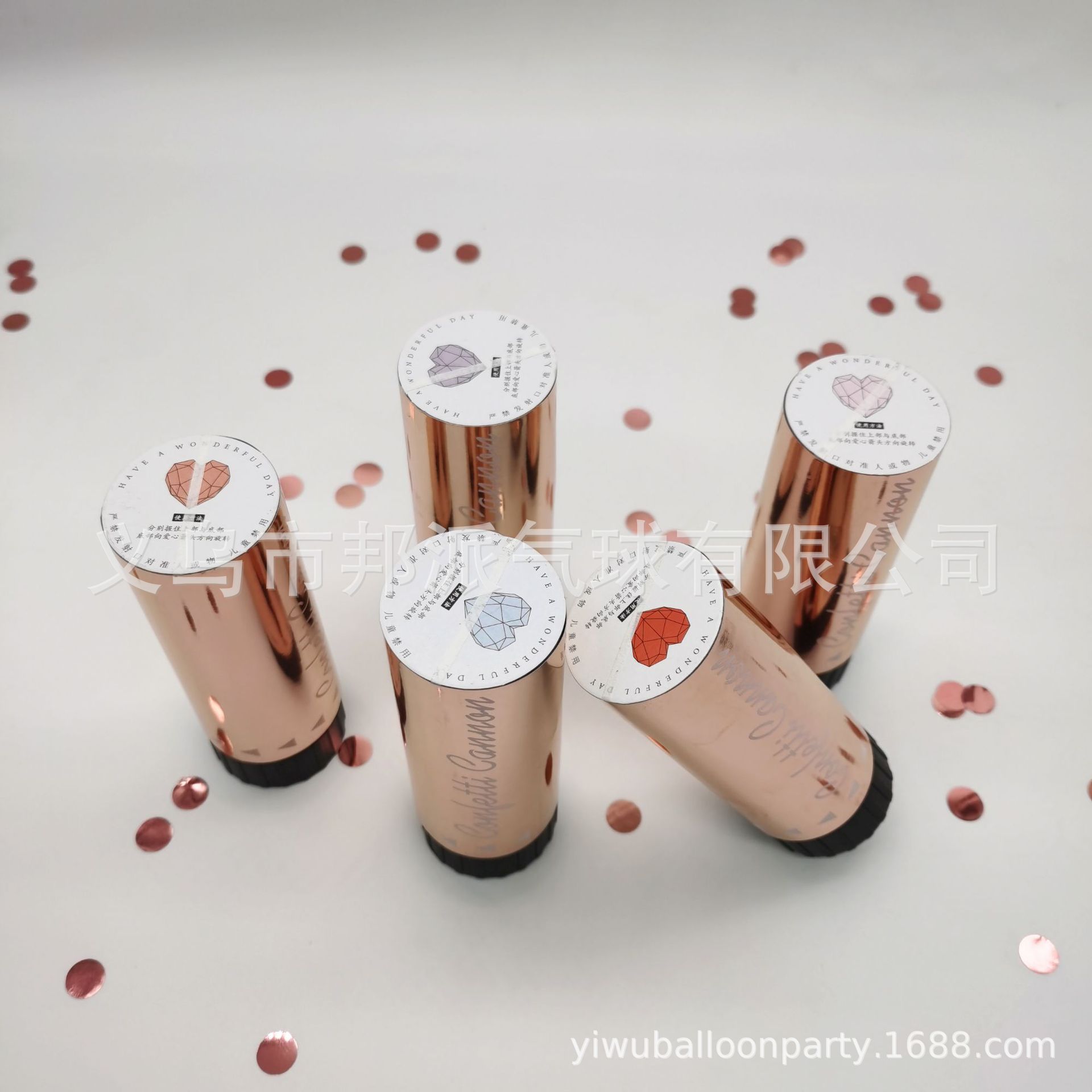 Rose Gold Small Salute Handheld 11cm Spring Fireworks Tube Colorful Paper Scrap Graduation Opening Wedding and 