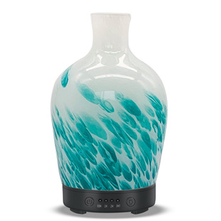 Factory Currently Available 3D Fireworks Glass Aromatherapy Machine Ultrasonic Humidifier 7 Color LED Night Light