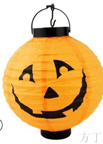 Halloween Halloween to pumpkin Lantern LED box party bar decoration paper lantern