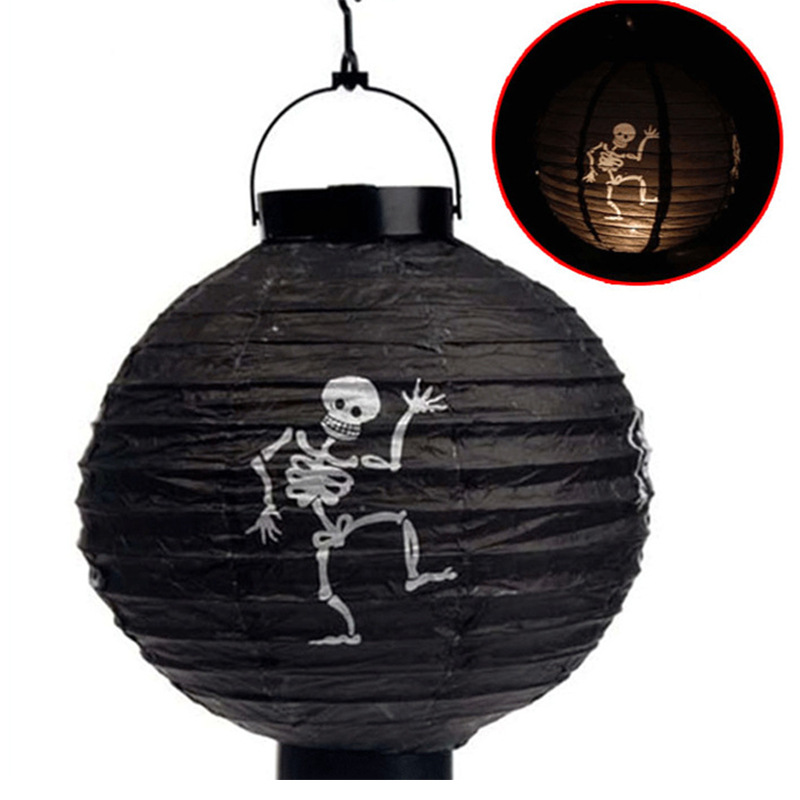 Halloween Halloween to pumpkin Lantern LED box party bar decoration paper lantern