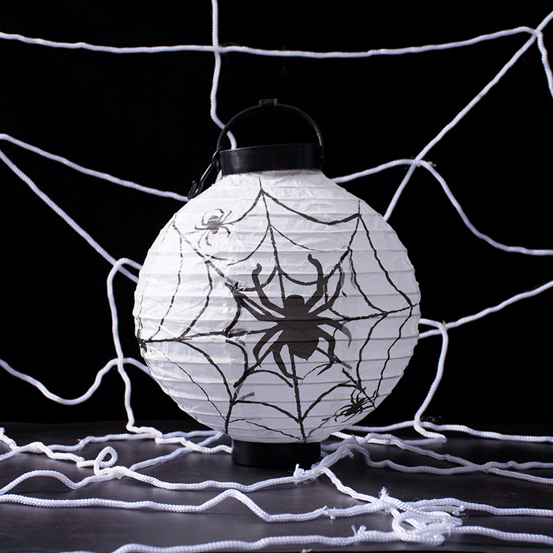 Halloween Halloween to pumpkin Lantern LED box party bar decoration paper lantern
