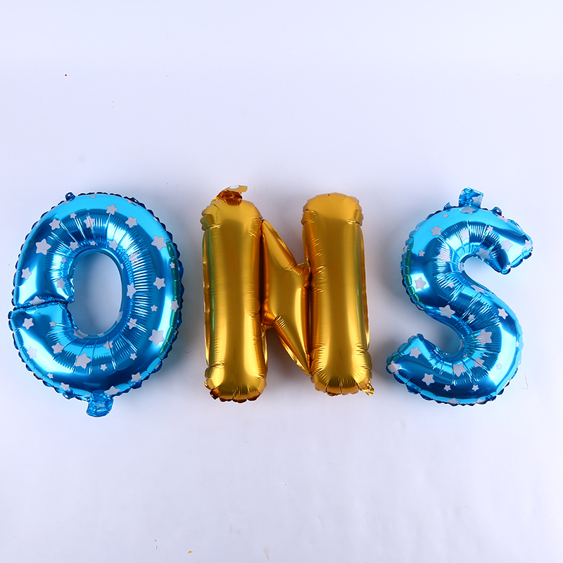 Decorate birthday balloons party a set of congratulations English letters air balloon aluminium coating