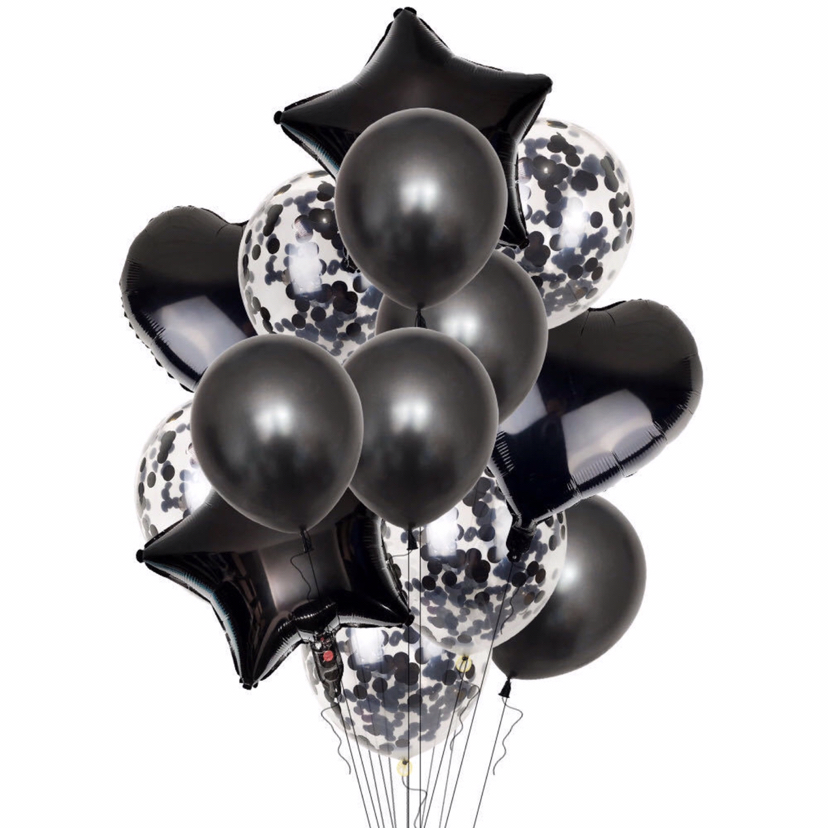 Cross-border 14PCS18 \\\" Aluminum film Rose Gold Balloon Set Baby party Decoration Festival Cross-border 14PCS18 \\\" Aluminum film Rose Gold Balloon Set Baby party Decoration Festival