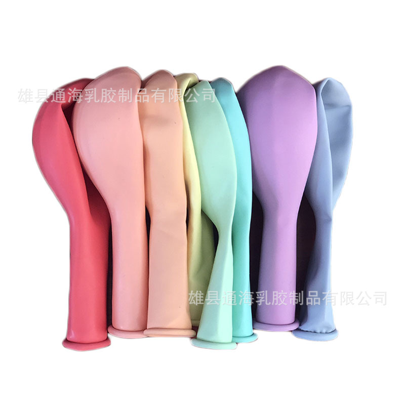 Wholesale 2.2G 10-Inch Macaron Color Rubber Balloons Wedding, Marriage Party Deployment and Decoration Rubber Balloons
