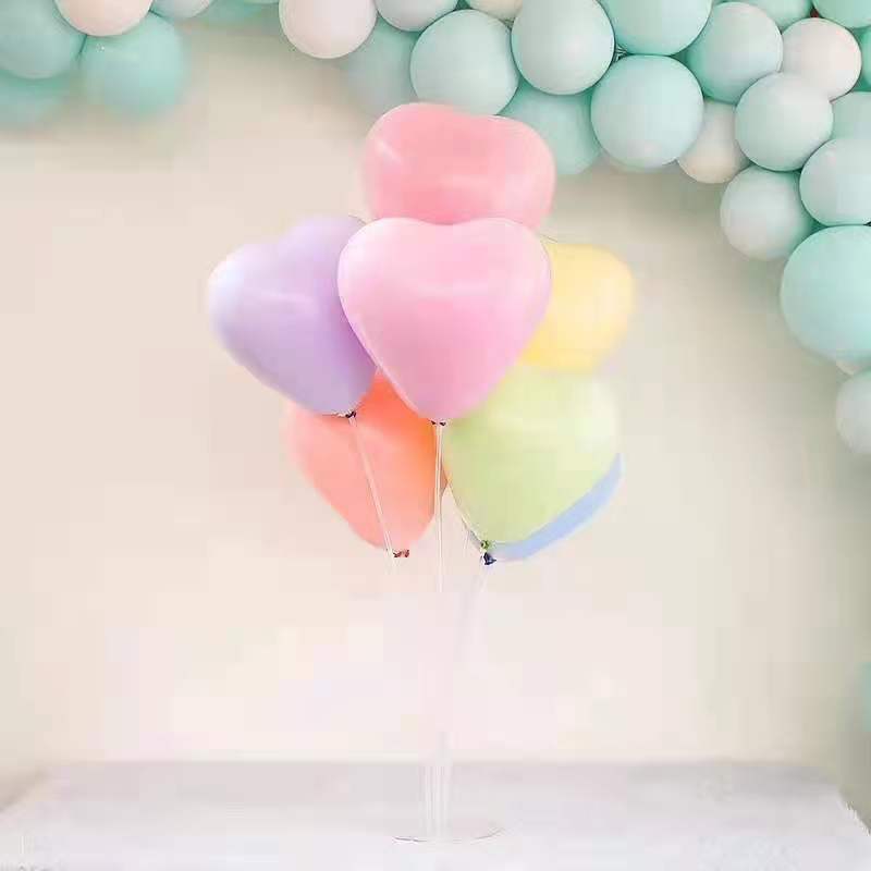 Factory Wholesale 18-Inch Macaron Candy Color Love Aluminum Balloon Wedding Birthday Gathering Party Decoration