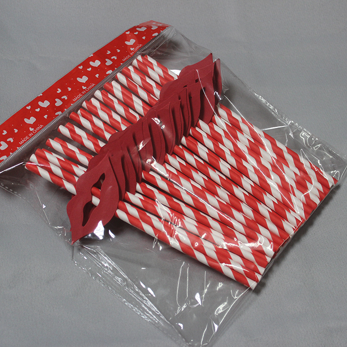 Creative Beard Props Straight Straw Paper Straw Funny Beard Celebration Ceremony Products