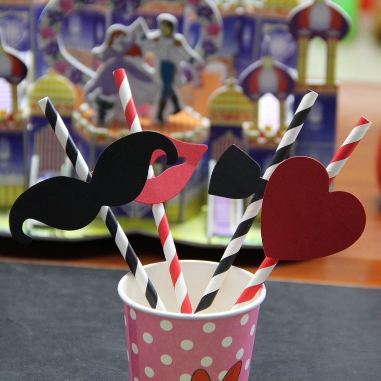 Wholesale 10-Piece Set Wedding Wedding Beard Straw Wholesale 10-Piece Set Wedding Wedding Beard Straw