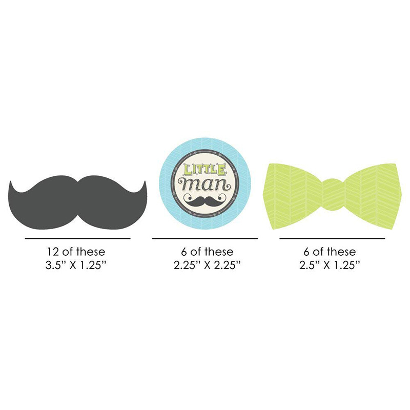 Personalized Beard Paper Sucker Customized Cartoon Animation Paper Straw Customized Beard Straw