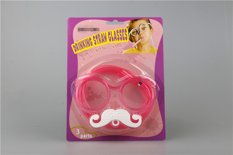 Beard Straw Internet Sensation Straw Pick-up Game Props Glasses Beard Straw Crazy Funny Halloween Party Straw Wholesale