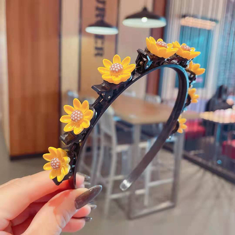 2021 Internet Hot New Broken Hair Lazy Headband Girl Cute Flowers Hairpin Braided Hair Little Clip Hairpin Headdress 2021 Internet Hot New Broken Hair Lazy Headband Girl Cute Flowers Hairpin Braided Hair Little Clip Hairpin Headdress