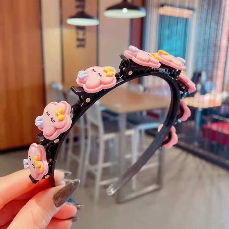 2021 Internet Hot New Broken Hair Lazy Headband Girl Cute Flowers Hairpin Braided Hair Little Clip Hairpin Headdress 2021 Internet Hot New Broken Hair Lazy Headband Girl Cute Flowers Hairpin Braided Hair Little Clip Hairpin Headdress