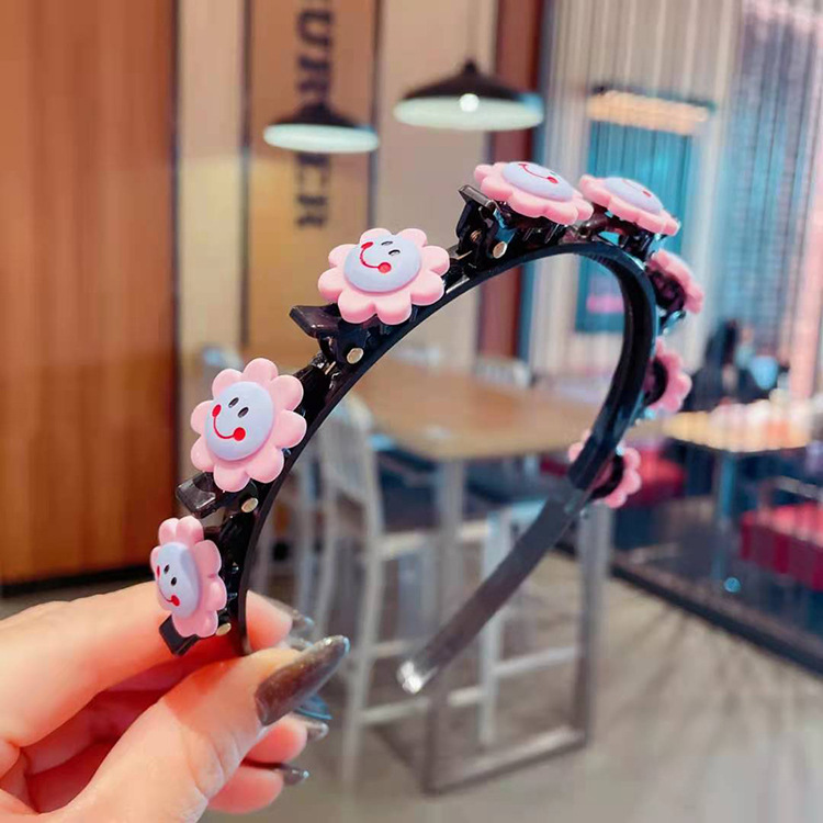 2021 Internet Hot New Broken Hair Lazy Headband Girl Cute Flowers Hairpin Braided Hair Little Clip Hairpin Headdress 2021 Internet Hot New Broken Hair Lazy Headband Girl Cute Flowers Hairpin Braided Hair Little Clip Hairpin Headdress