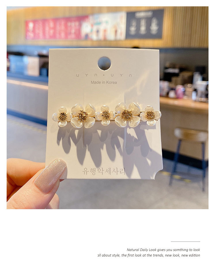 Side Spring Clip Hairpin Word Clip Internet Celebrity 2021new Flowers Folder Children's Headdress Pearl Hairpin Side Spring Clip Hairpin Word Clip Internet Celebrity 2021new Flowers Folder Children's Headdress Pearl Hairpin
