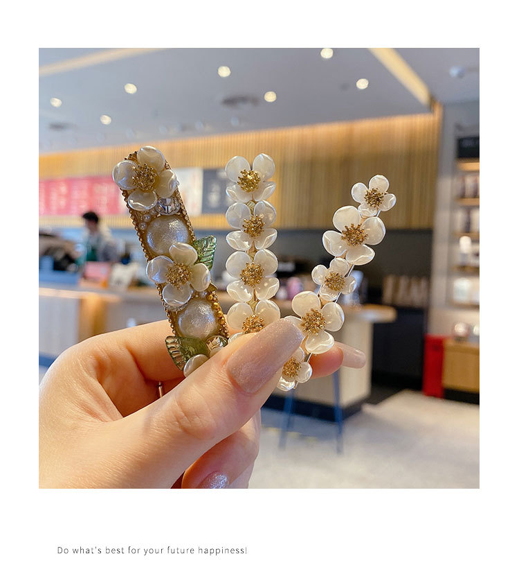 Side Spring Clip Hairpin Word Clip Internet Celebrity 2021new Flowers Folder Children's Headdress Pearl Hairpin Side Spring Clip Hairpin Word Clip Internet Celebrity 2021new Flowers Folder Children's Headdress Pearl Hairpin