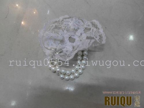 Wrist flower packaging decoration wedding decor bead flowers