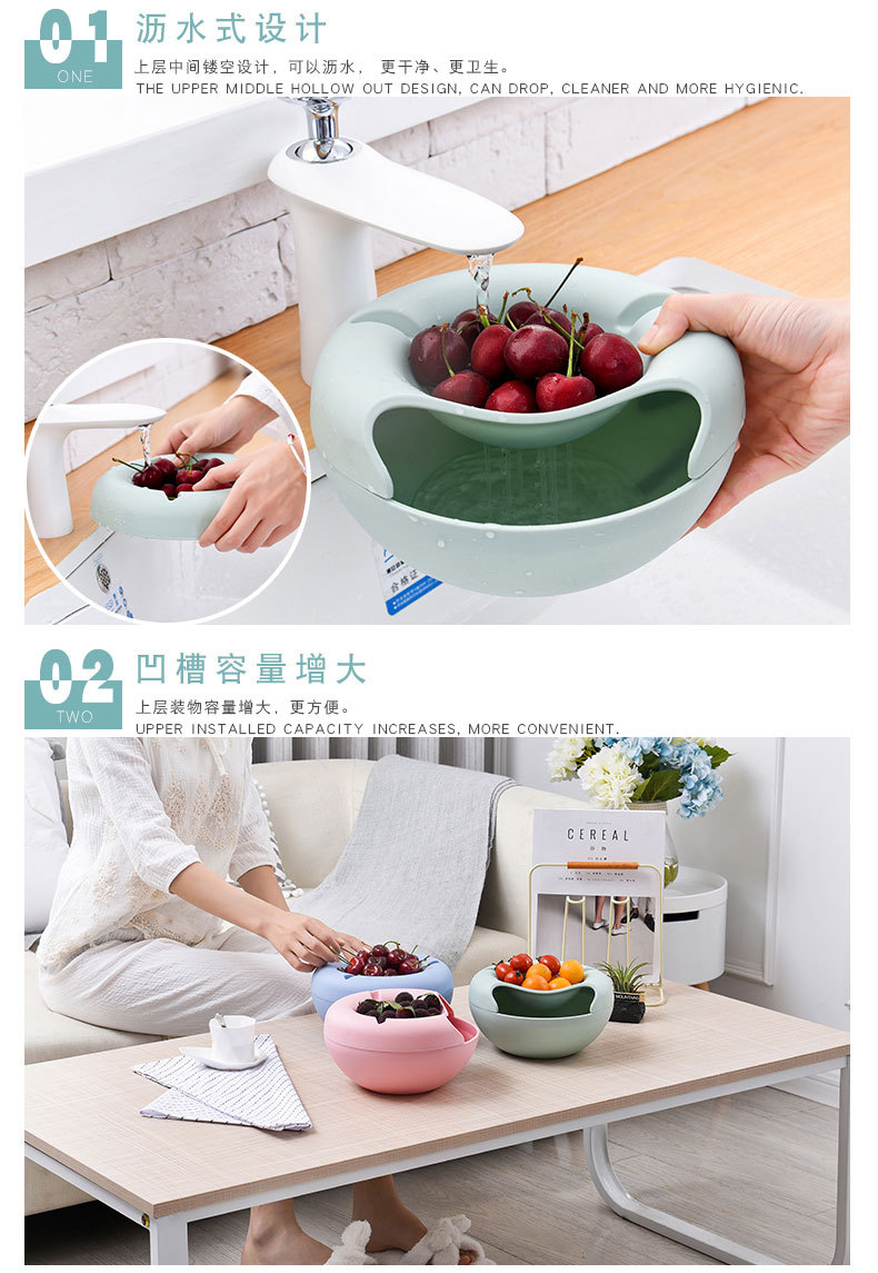 Plastic lazy melon seeds dish dried fruit plate living room melon seeds storage box melon box box candy box fruit plate Plastic lazy melon seeds dish dried fruit plate living room melon seeds storage box melon box box candy box fruit plate
