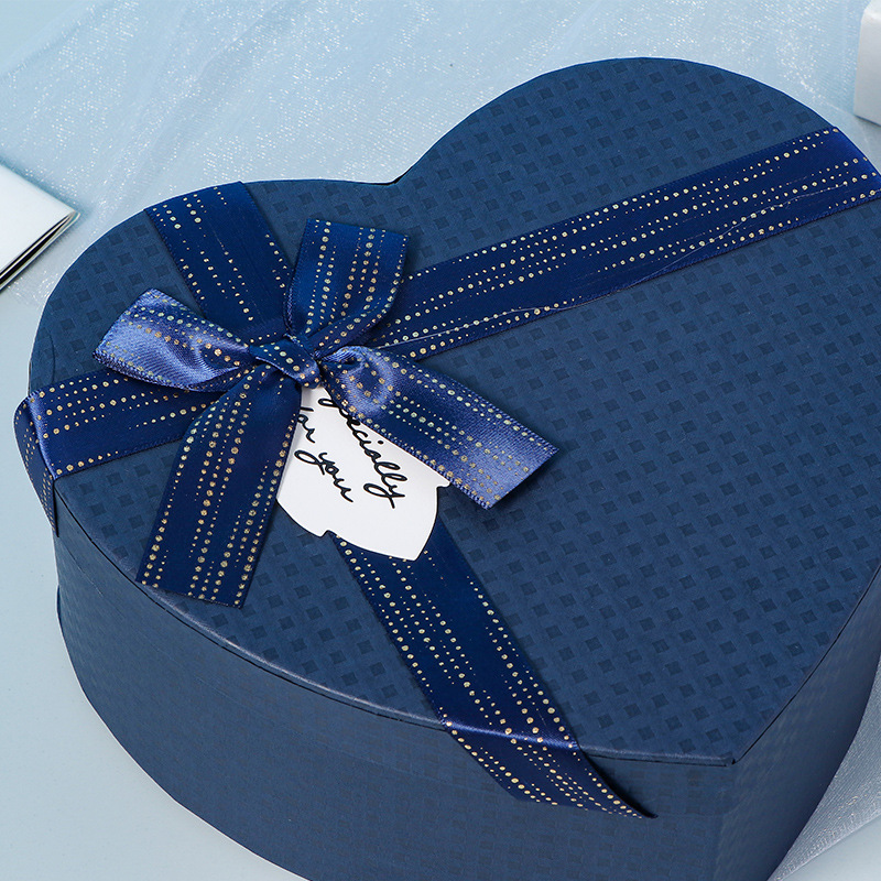 Exquisite Creative Gift Box Three-Piece Bow Love Birthday Gift Box Ins Candy Box Gift Box