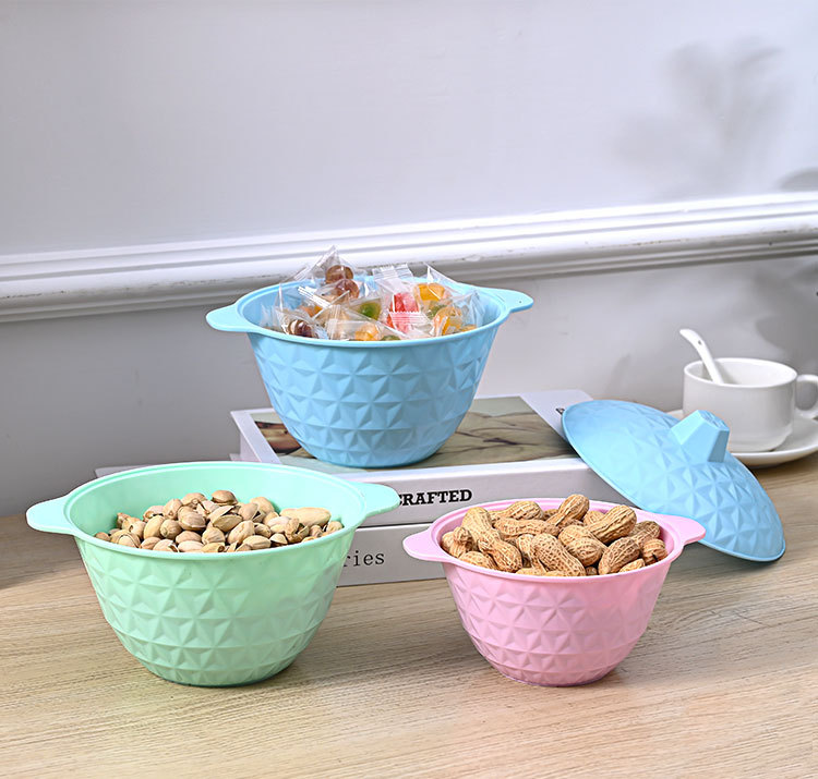 New round Retro Candy Dish Candy Box Flower Fruit Plate Food Storage Snack Storage Jar with Lid Tureen New round Retro Candy Dish Candy Box Flower Fruit Plate Food Storage Snack Storage Jar with Lid Tureen