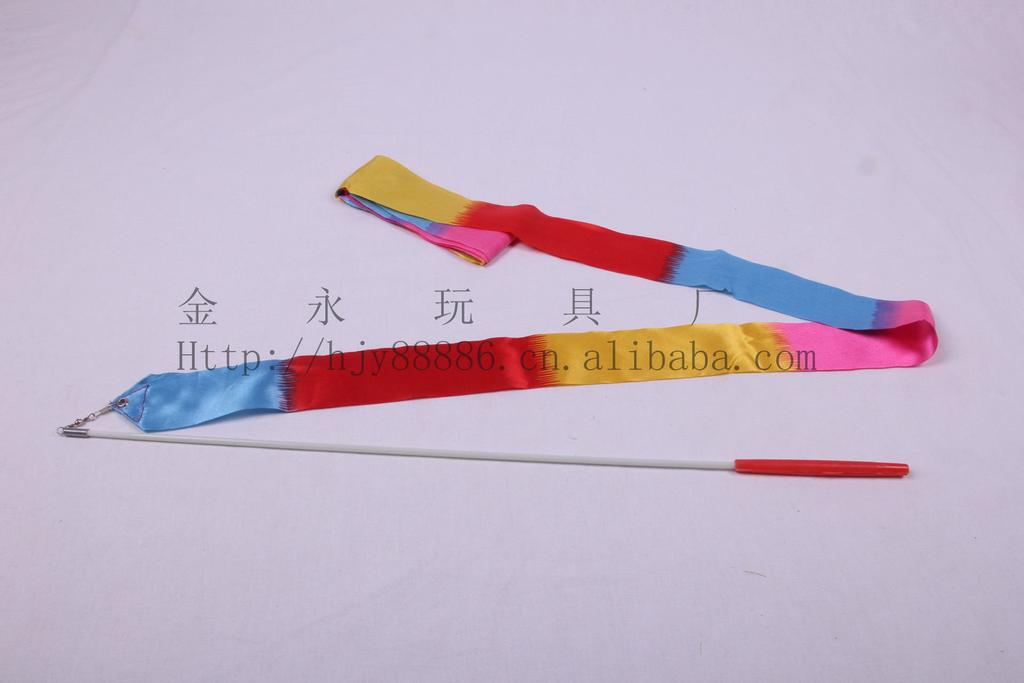 Wholesale Ribbon 4 m children dancing in rhythmic gymnastics with ribbons Ribbon toy