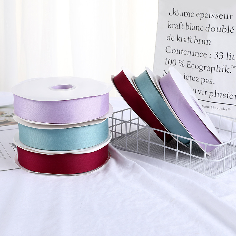 Wine Bottle Gift Flowers Packaging Hair Accessories Ribbon Handmade DIY Double-Layer Double-Sided Ribbons