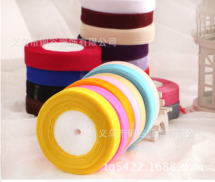 For Cross-Border E-Commerce Transparent Ribbon Bow Organza Tape 2.5 Color Ribbons