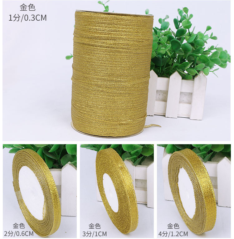 0.3-5cm Wide Glitter Ribbon 2cm Silver Onion Ribbon Baking Cake Box Packing Ribbons