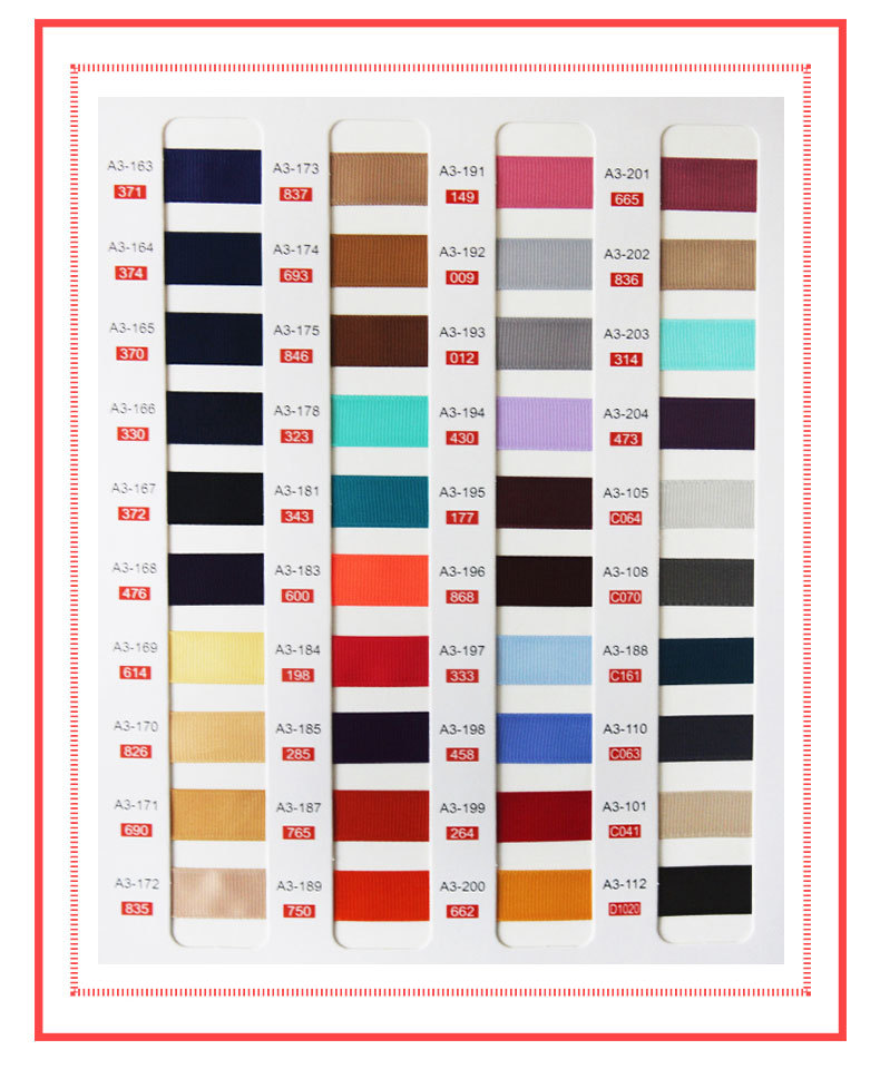 Ribbons Factory Made Clothing 1cm Ribbed Band Gift Packaging Polyster Ribbon 2cm