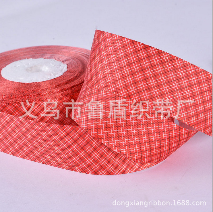 Yiwu dongxiang, ribbon manufacturers straight rib belt printing text polyester belt printing.