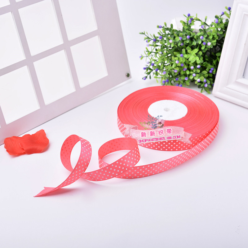 2.0cm Printed Point Polyester Ribbon Supply 6 Points Ribbon Handmade DIY Hair Bow Ribbon Factory Direct Sales