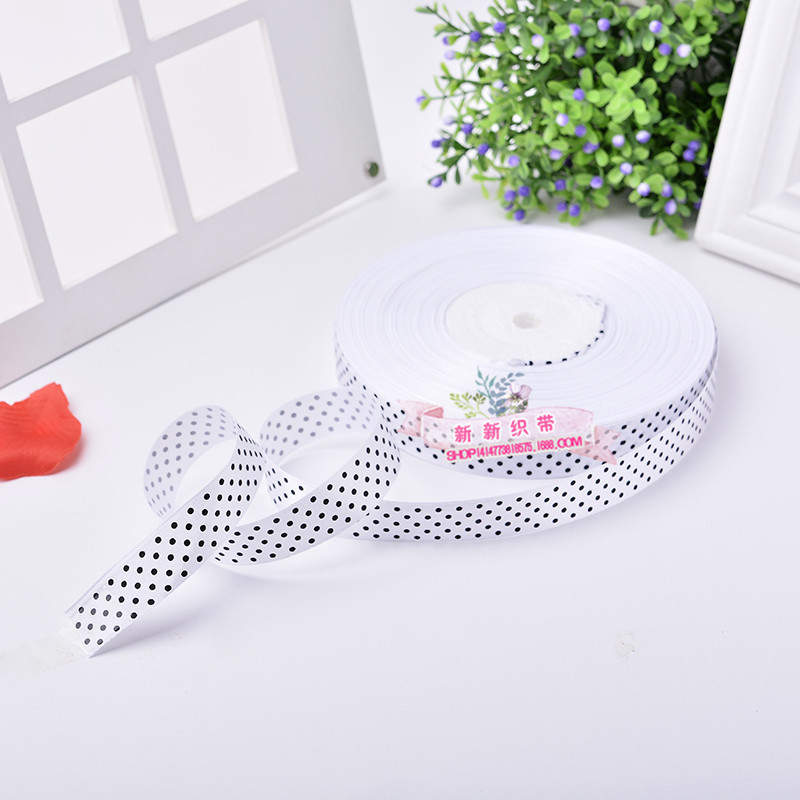 2.0cm Printed Point Polyester Ribbon Supply 6 Points Ribbon Handmade DIY Hair Bow Ribbon Factory Direct Sales