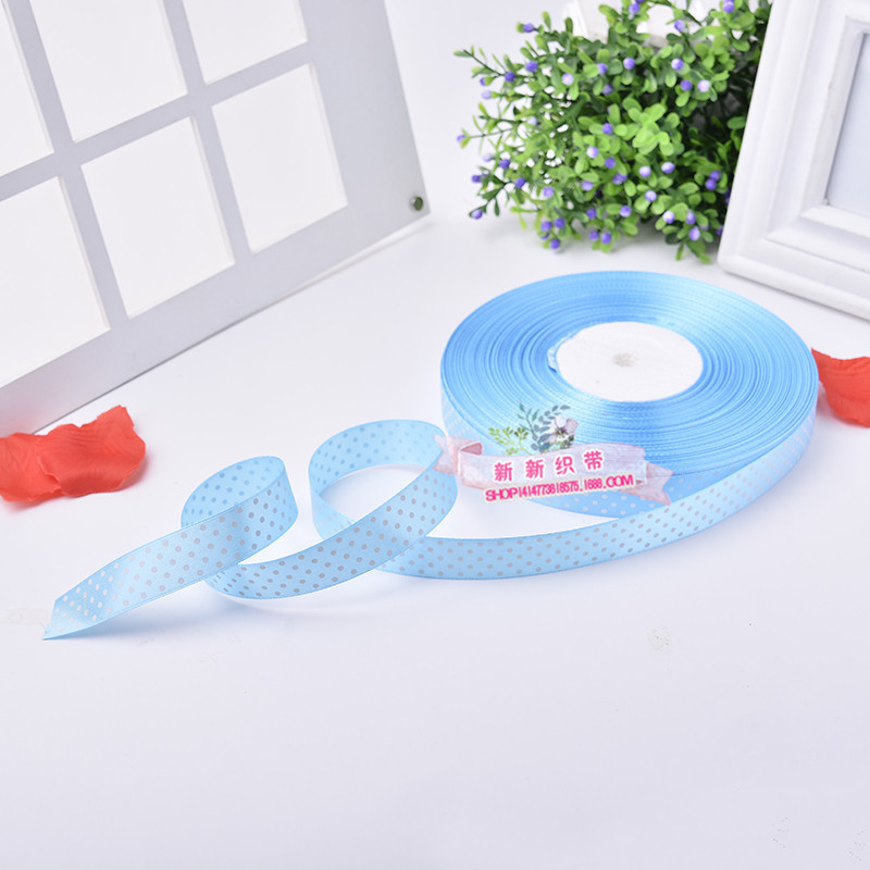 2.0cm Printed Point Polyester Ribbon Supply 6 Points Ribbon Handmade DIY Hair Bow Ribbon Factory Direct Sales