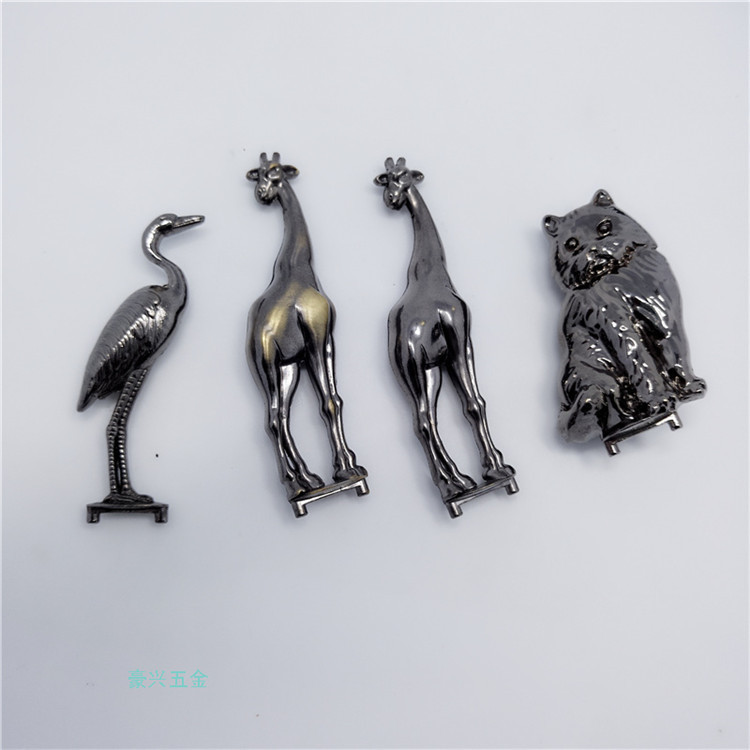Three-Dimensional Animal Decoration Metal Casting Giraffe Red-Crowned Crane Metal Deer Three-Dimensional Animal Decoration Metal Casting Giraffe Red-Crowned Crane Metal Deer