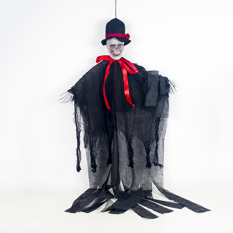 Halloween Ghost Festival Horror Atmosphere TikTok Photo Decoration Props Fabric Skull Pendant Bar Wedding Decorations Halloween Ghost Festival Horror Atmosphere TikTok Photo Decoration Props Fabric Skull Pendant Bar Wedding Decorations