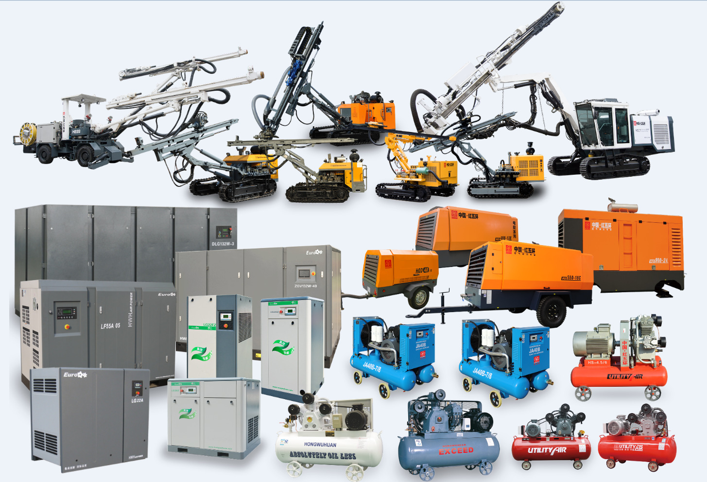 EXCEED oil-free piston air compressor