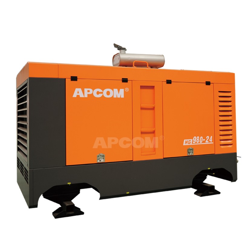 OPEC HG Series Medium and Large Diesel Moving Screw Air Compressor HG700-18C/700cfm Mobile Air Compressor