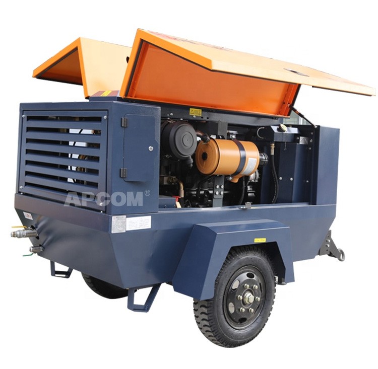 OPEC HG Series Medium and Large Diesel Moving Screw Air Compressor HG700-18C/700cfm Mobile Air Compressor