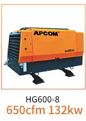 OPEC HG Series Medium and Large Diesel Moving Screw Air Compressor HG700-18C/700cfm Mobile Air Compressor