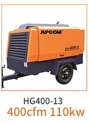 OPEC HG Series Medium and Large Diesel Moving Screw Air Compressor HG700-18C/700cfm Mobile Air Compressor