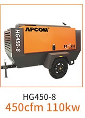 OPEC HG Series Medium and Large Diesel Moving Screw Air Compressor HG800-14C/800cfm Mobile Air Compressor