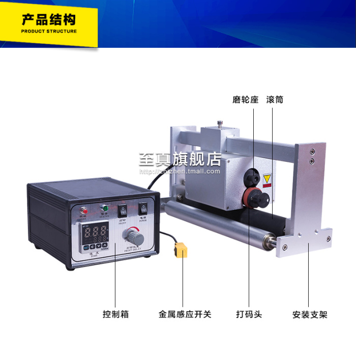 Synchronous Tracking Ink Roller Pad Coding Machine with Pillow Packaging Machine Automatic Production Date