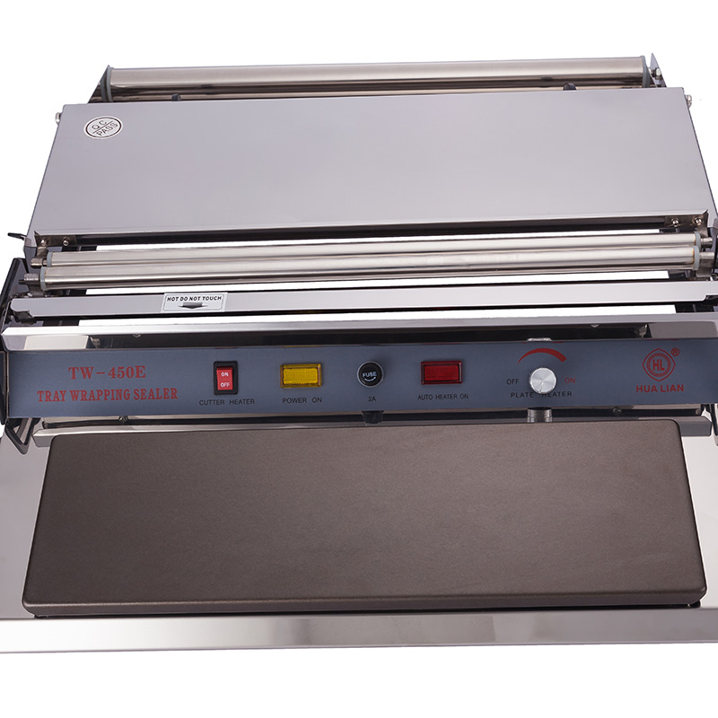 TW-450E Stainless Steel Plastic Wrap Packaging Machine Sealing Machine Fruit Packing Machine