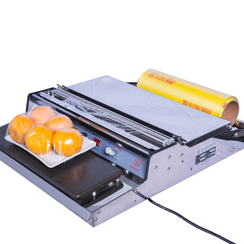 TW-450E Stainless Steel Plastic Wrap Packaging Machine Sealing Machine Fruit Packing Machine