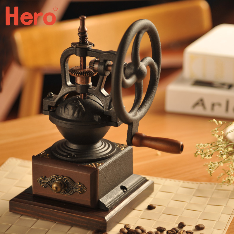 Retro Manual Grinding Machine Household Coffee Bean Grinder Manual Coffee Maker Mill X-5